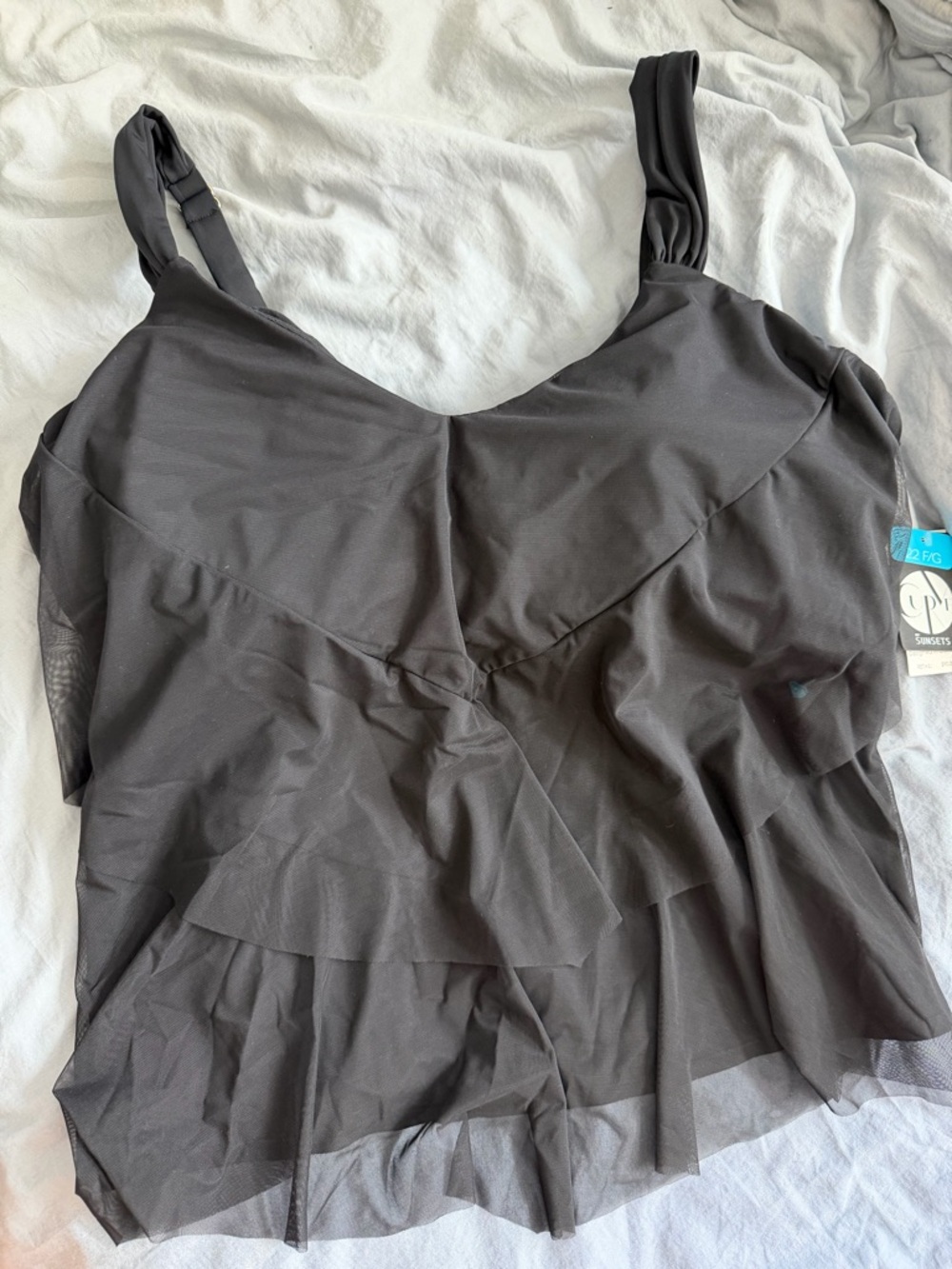 NEW Curve by Sunsets tankini underwire bra swim top 22 F/G